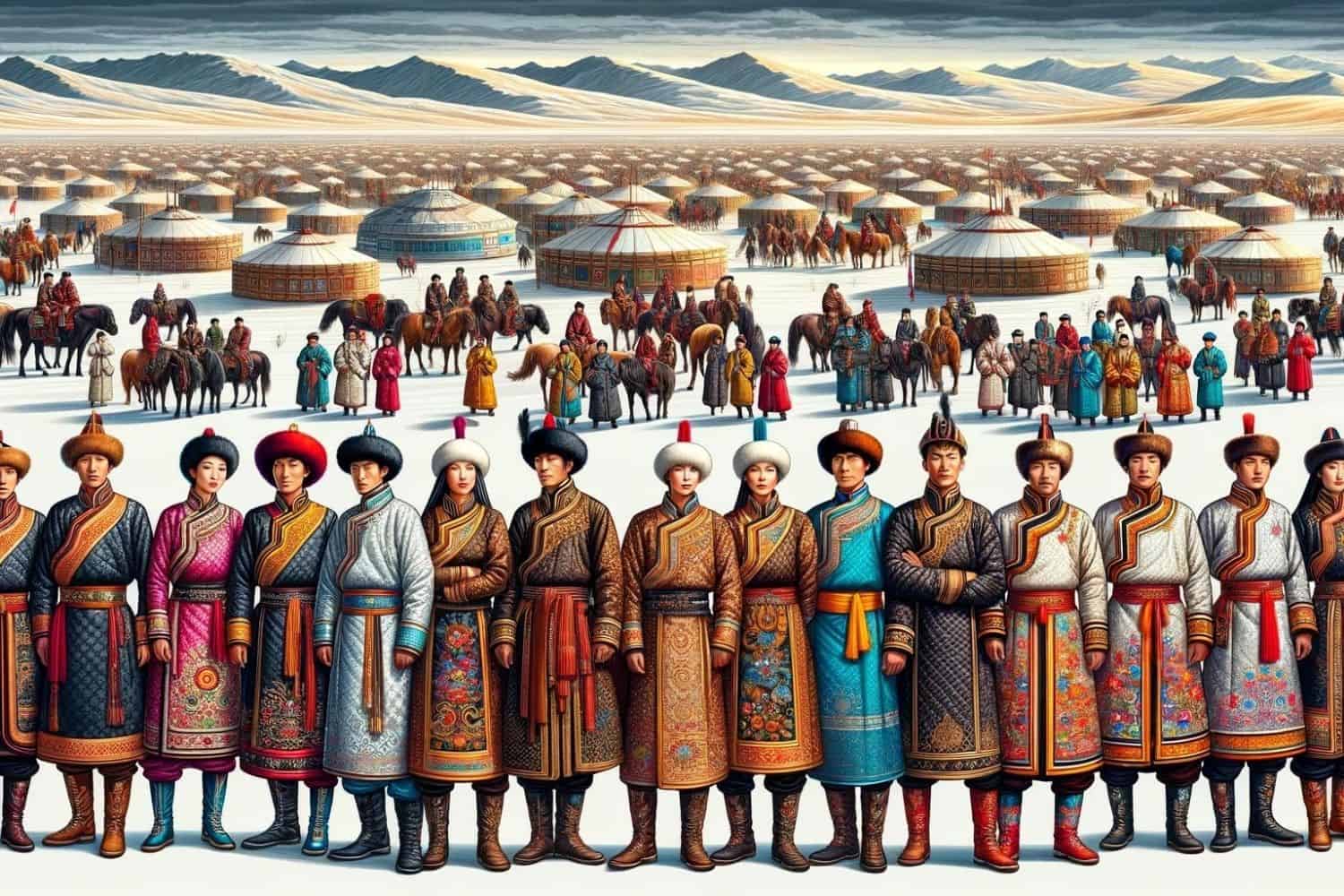 Mongolia Traditional Attire Mongolia Traditional Attire
