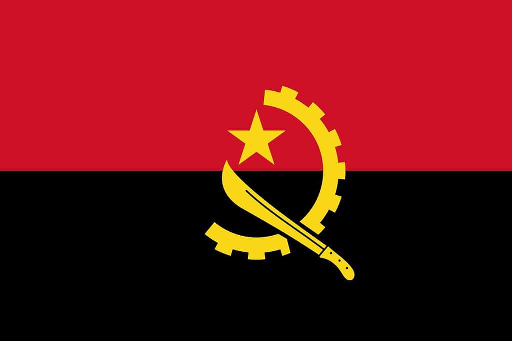 Angolan flag Flags Angolan flag