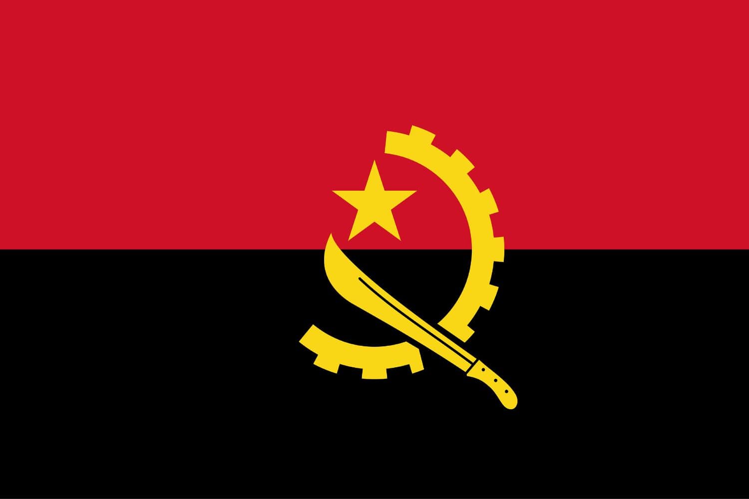 Angolan flag Flags Angolan flag