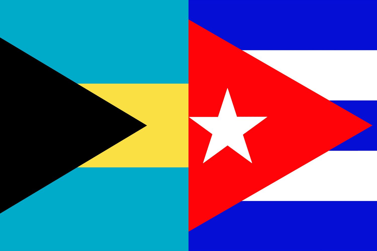 Bahamian Flag vs. Cuban Flag Flags Bahamian Flag vs. Cuban Flag