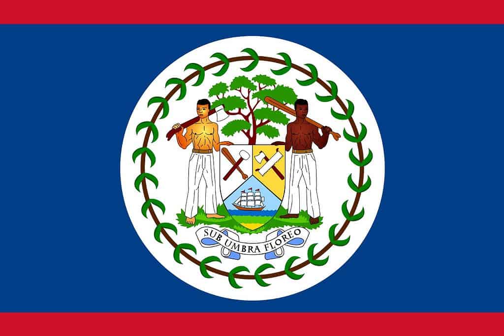 Belize Flag Flags Belize Flag