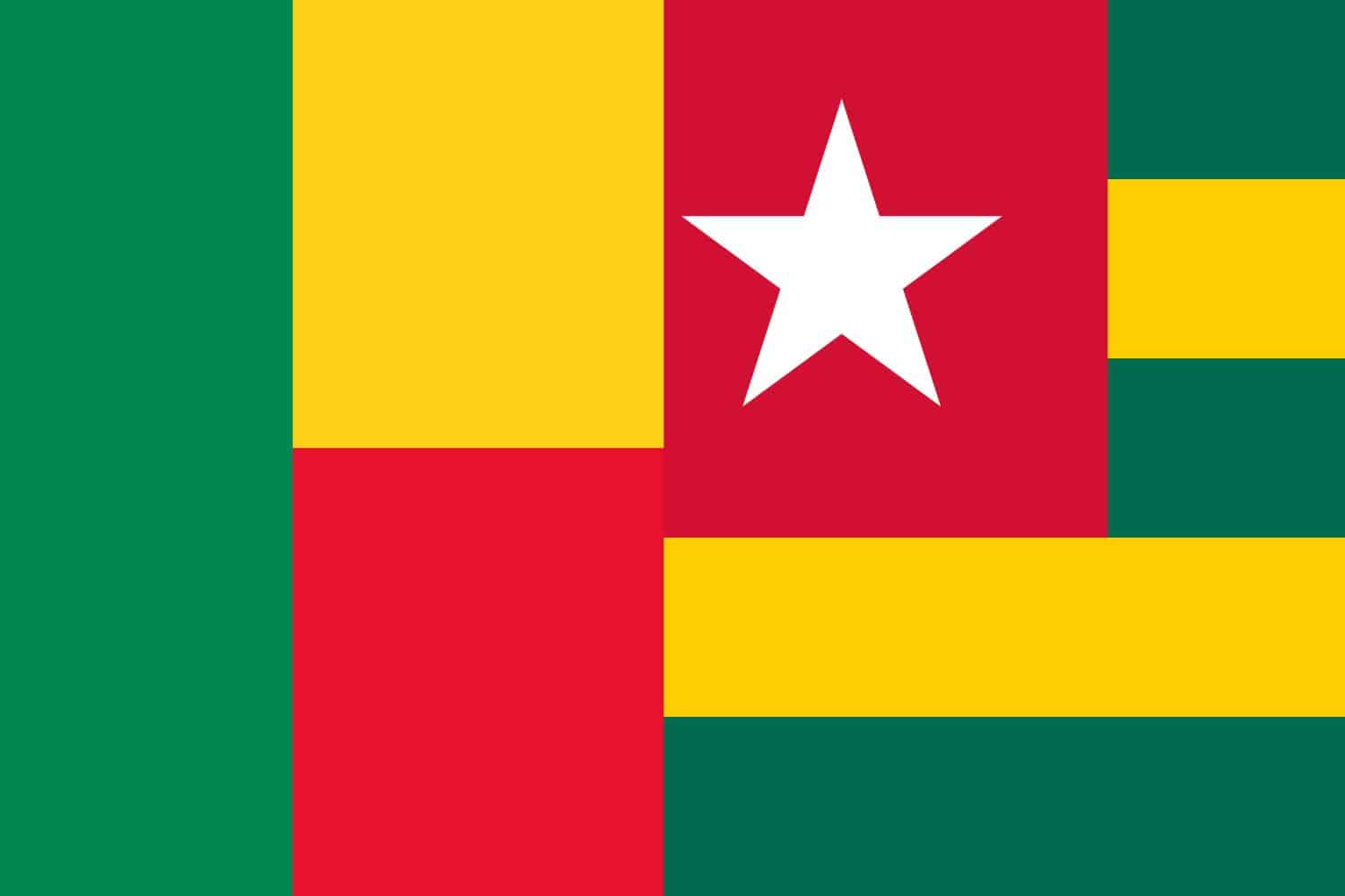 Beninese Flag vs Togolese Flag Flags Beninese Flag vs Togolese Flag