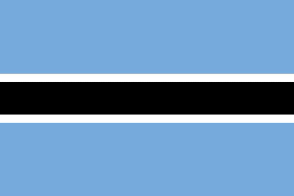 Botswana Flag 1 Flags Botswana Flag
