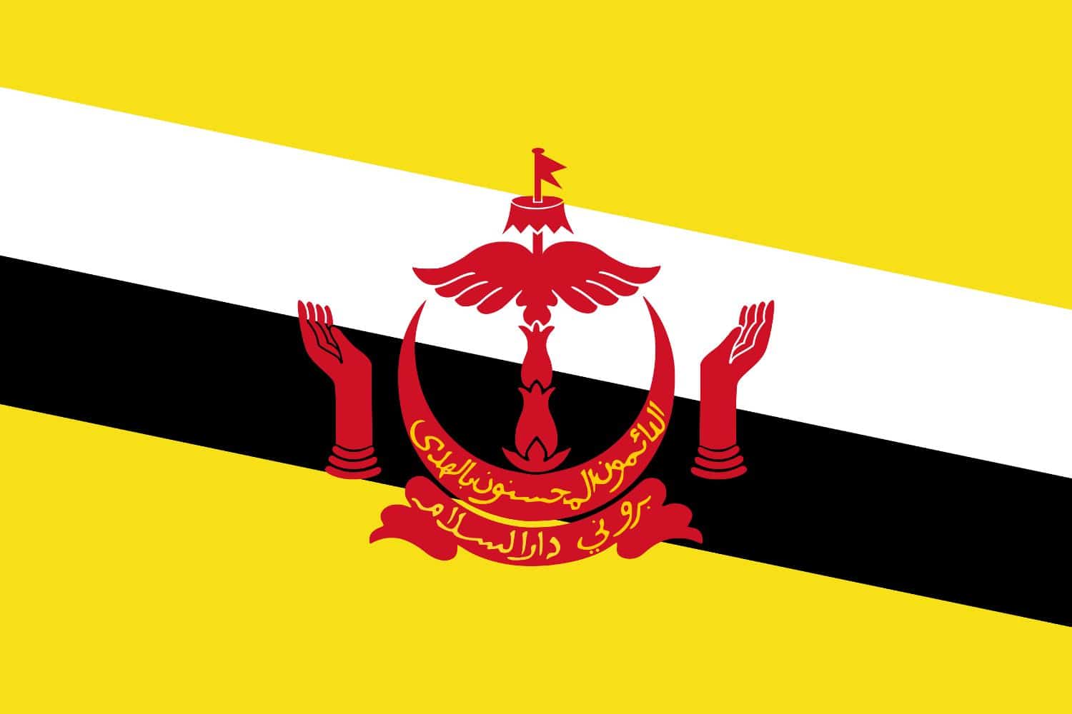 Brunei Flag Flags Brunei Flag