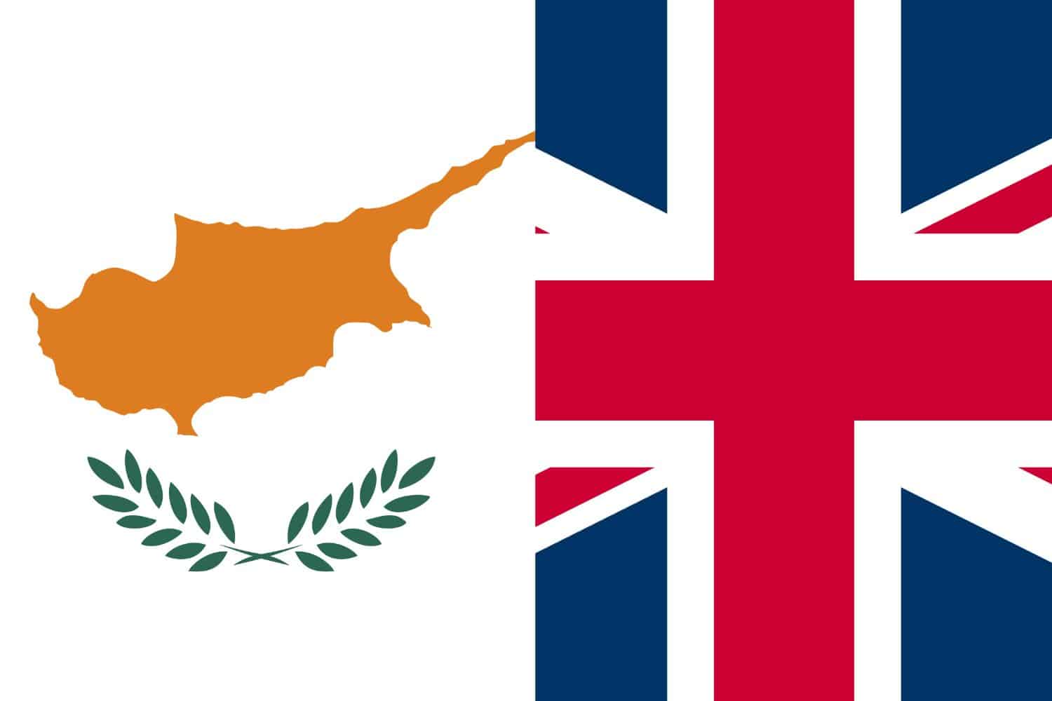 Cypriot Flag vs British Flag Flags Cypriot Flag vs British Flag