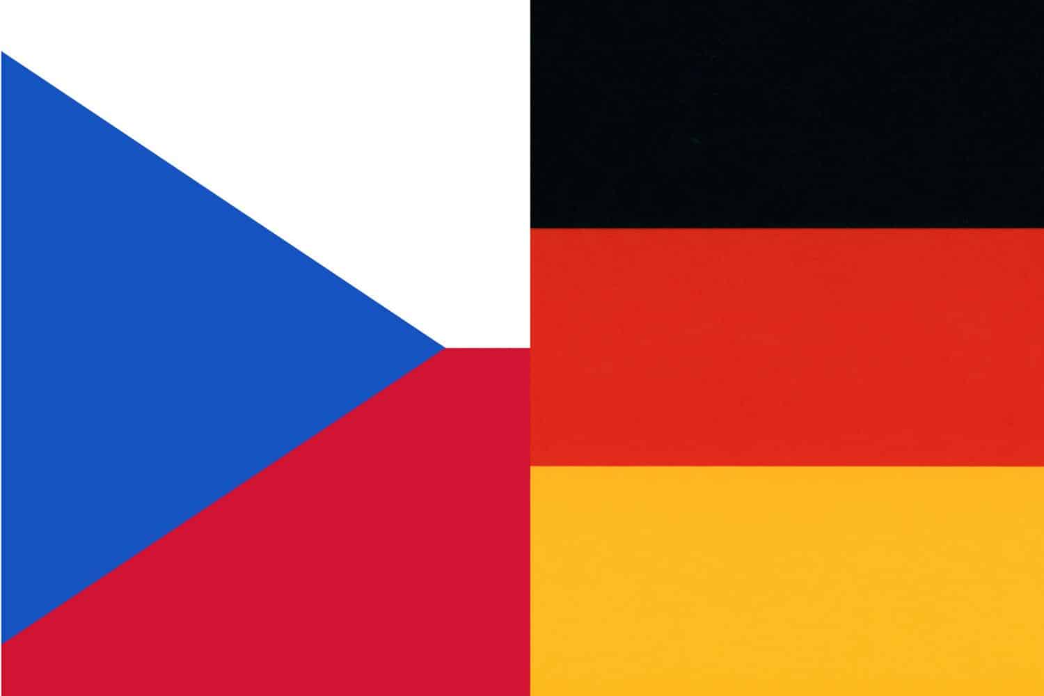 Czech Flag vs German Flag Flags Czech Flag vs German Flag