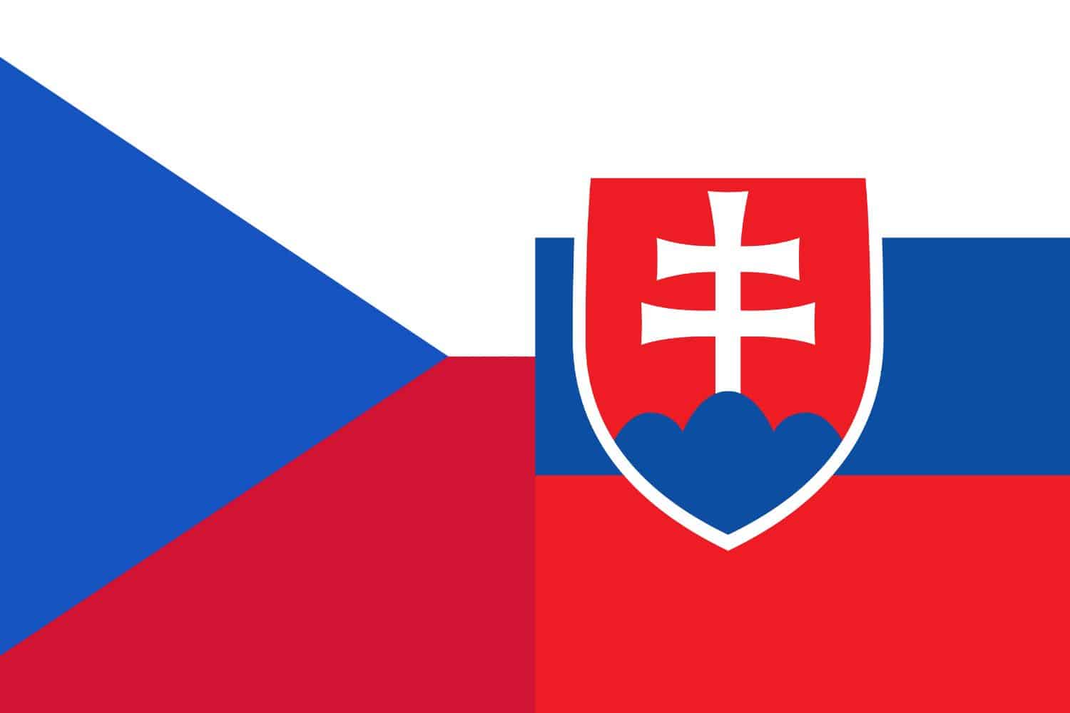 Czech Flag vs Slovak Flag Flags Czech Flag vs Slovak Flag