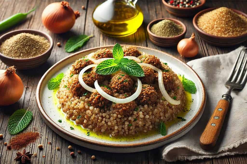 Classic Kibbeh Nayyeh Syria, Recipes Classic Kibbeh Nayyeh