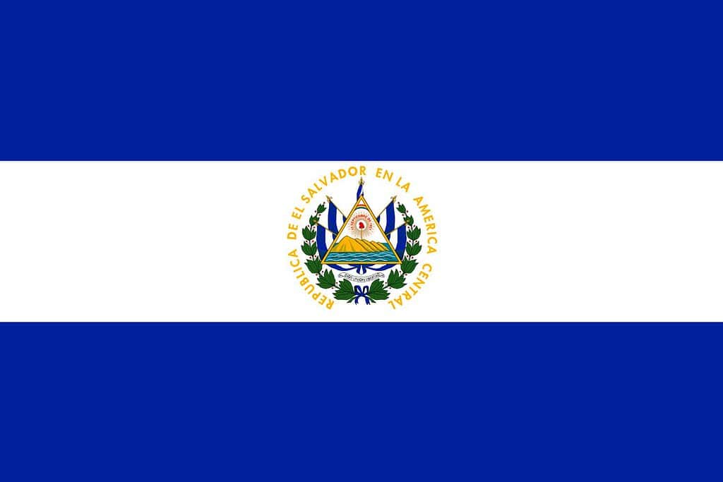 El Salvadoran Flag Flags El Salvadoran Flag