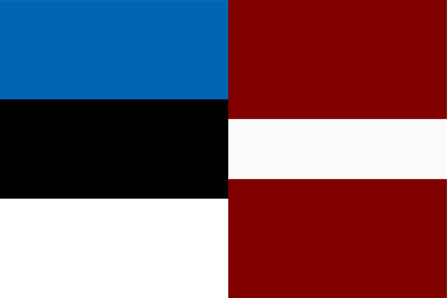 Estonian Flag vs Latvian Flag Flags Estonian Flag vs Latvian Flag