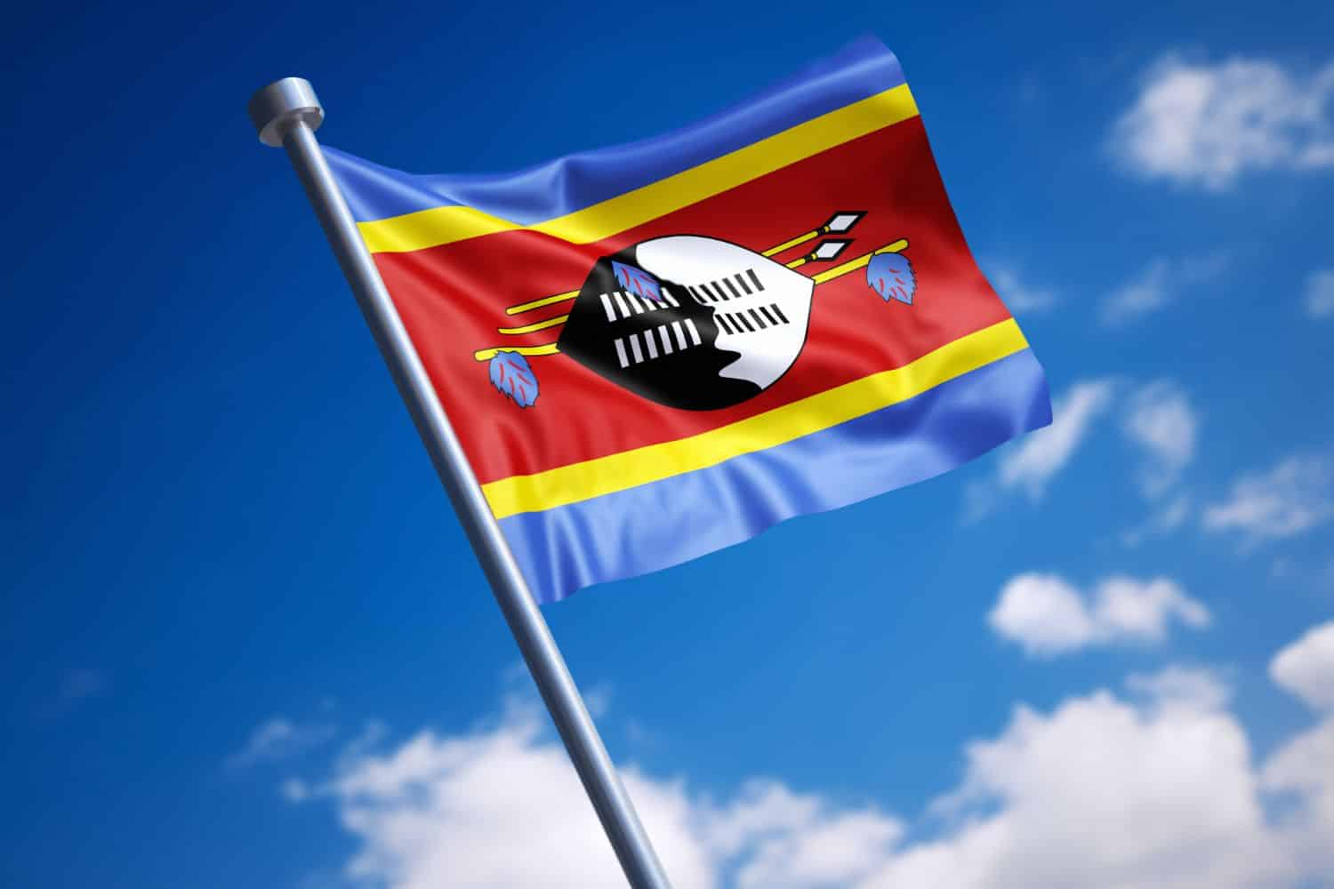 Eswatini flag 1 Flags Eswatini flag