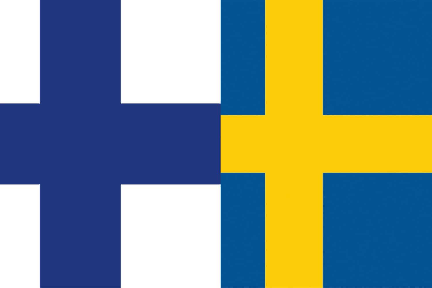 Finnish Flag vs Swedish Flag Flags Finnish Flag vs Swedish Flag