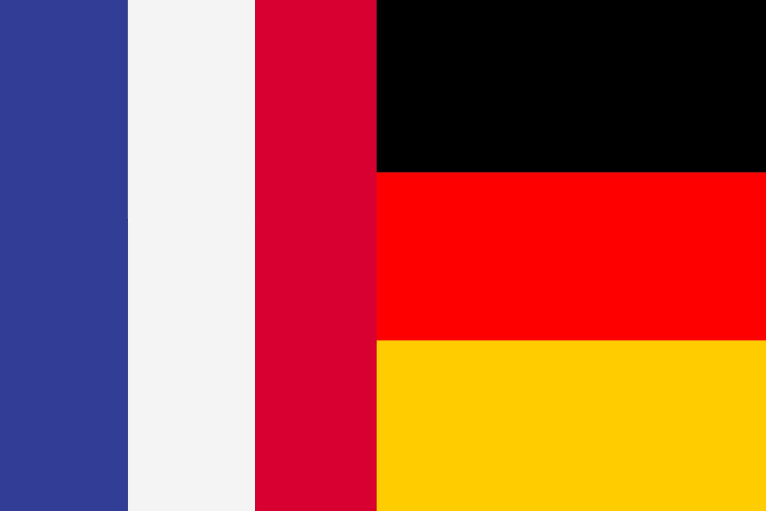 French Flag vs German Flag 1 Flags French Flag vs German Flag
