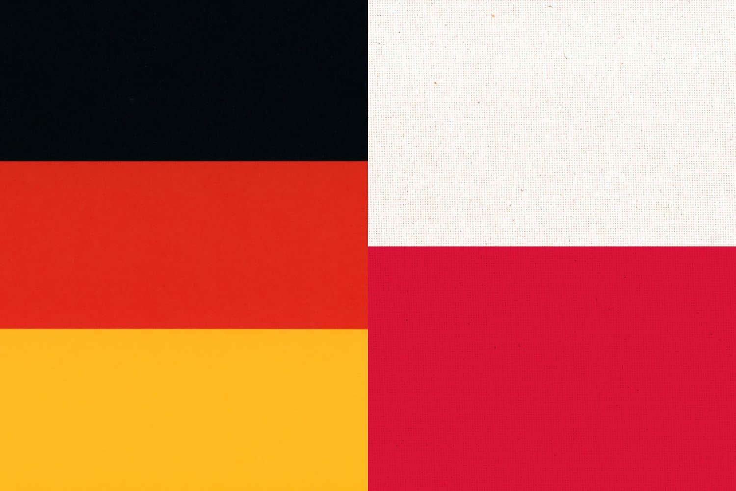 German Flag vs Polish Flag Flags German Flag vs Polish Flag