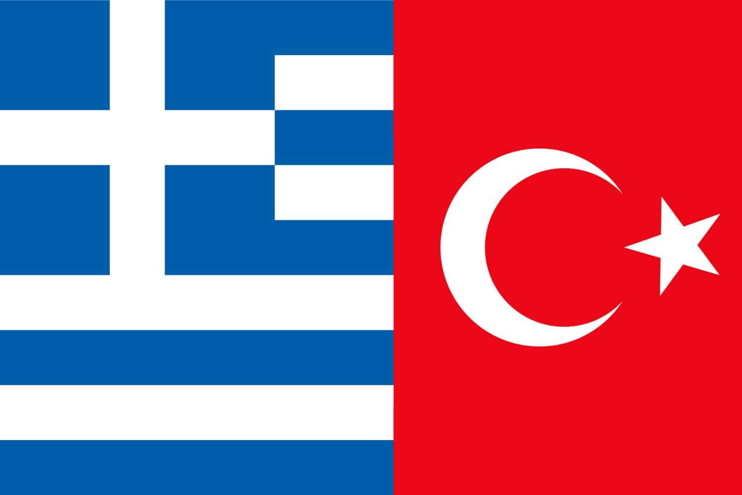 Greek Flag vs Turkish Flag Flags Greek Flag vs Turkish Flag