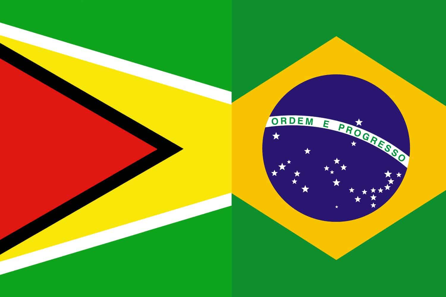 Guyanese Flag vs Brazilian Flag Flags Guyanese Flag vs Brazilian Flag