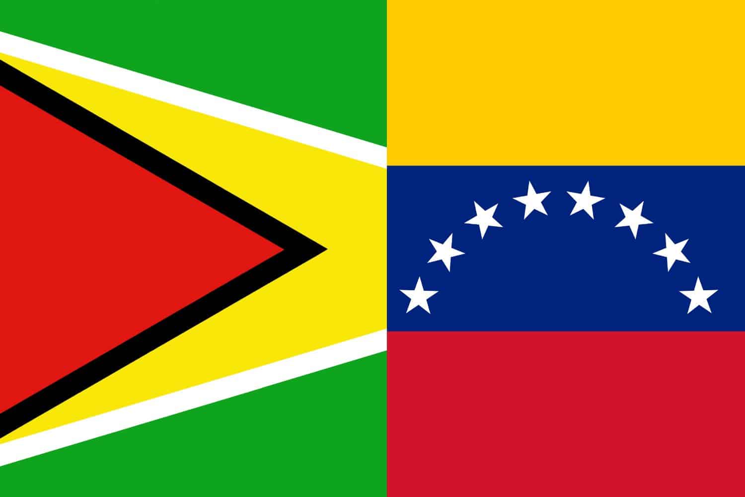 Guyanese Flag vs Venezuelan Flag Flags Guyanese Flag vs Venezuelan Flag