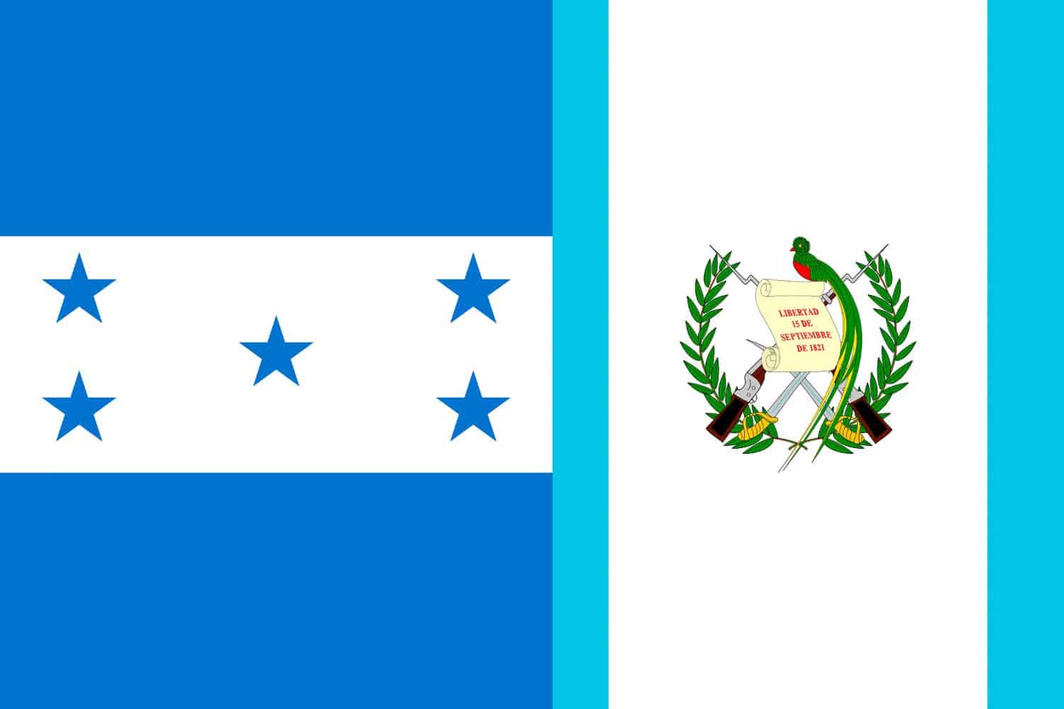 Honduran Flag vs Guatemalan Flag Flags Honduran Flag vs Guatemalan Flag