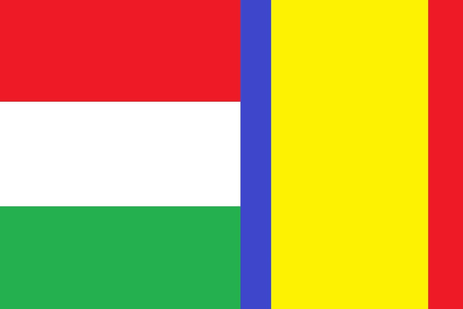Hungarian Flag vs Romanian Flag Flags Hungarian Flag vs Romanian Flag