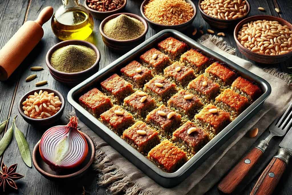 Kibbeh Saniyeh Syria, Recipes Kibbeh Saniyeh