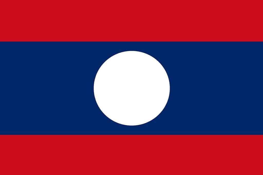 Laos Flag Flags Laos Flag