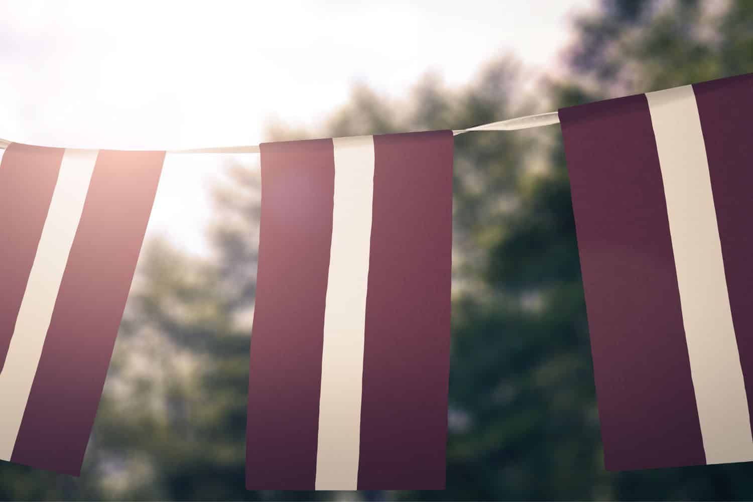Latvian Flag Flags Latvian Flag