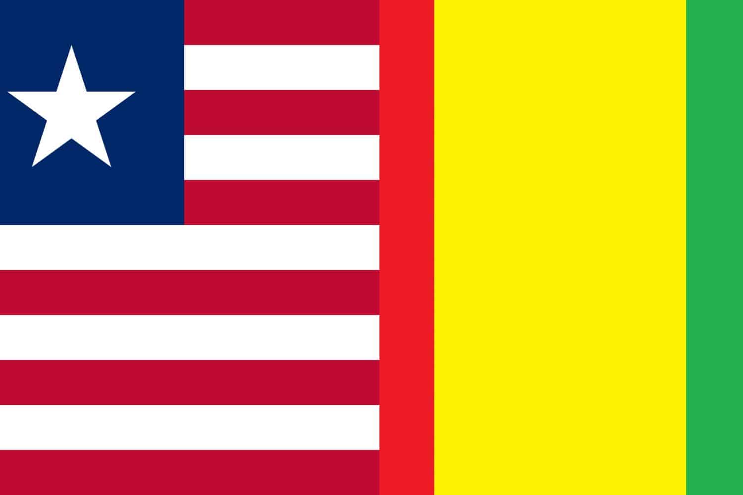 Liberian Flag vs Guinean Flag Flags Liberian Flag vs Guinean Flag