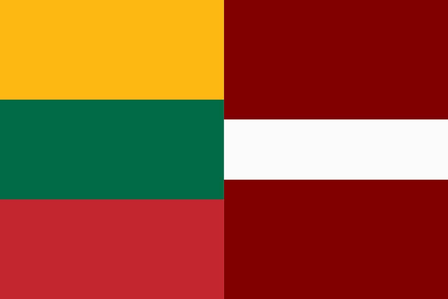 Lithuanian Flag vs Latvian Flag Flags Lithuanian Flag vs Latvian Flag