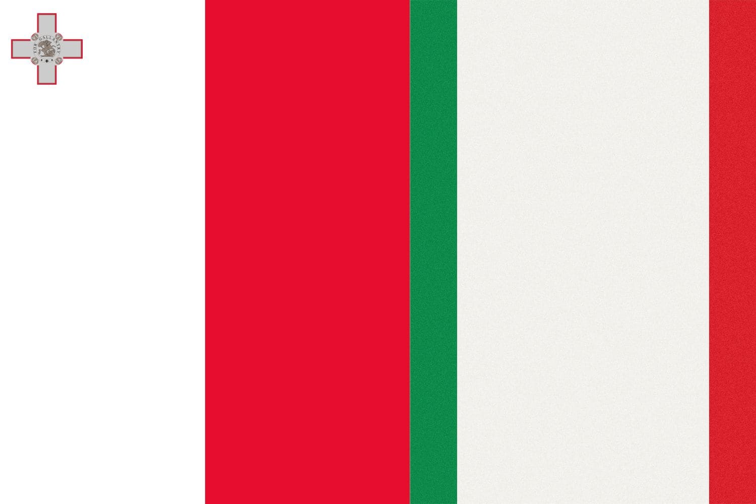 Maltese Flag vs Italian Flag Flags Maltese Flag vs Italian Flag