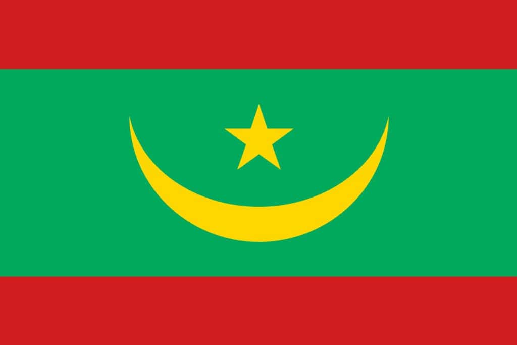Mauritania Flag Flags Mauritania Flag