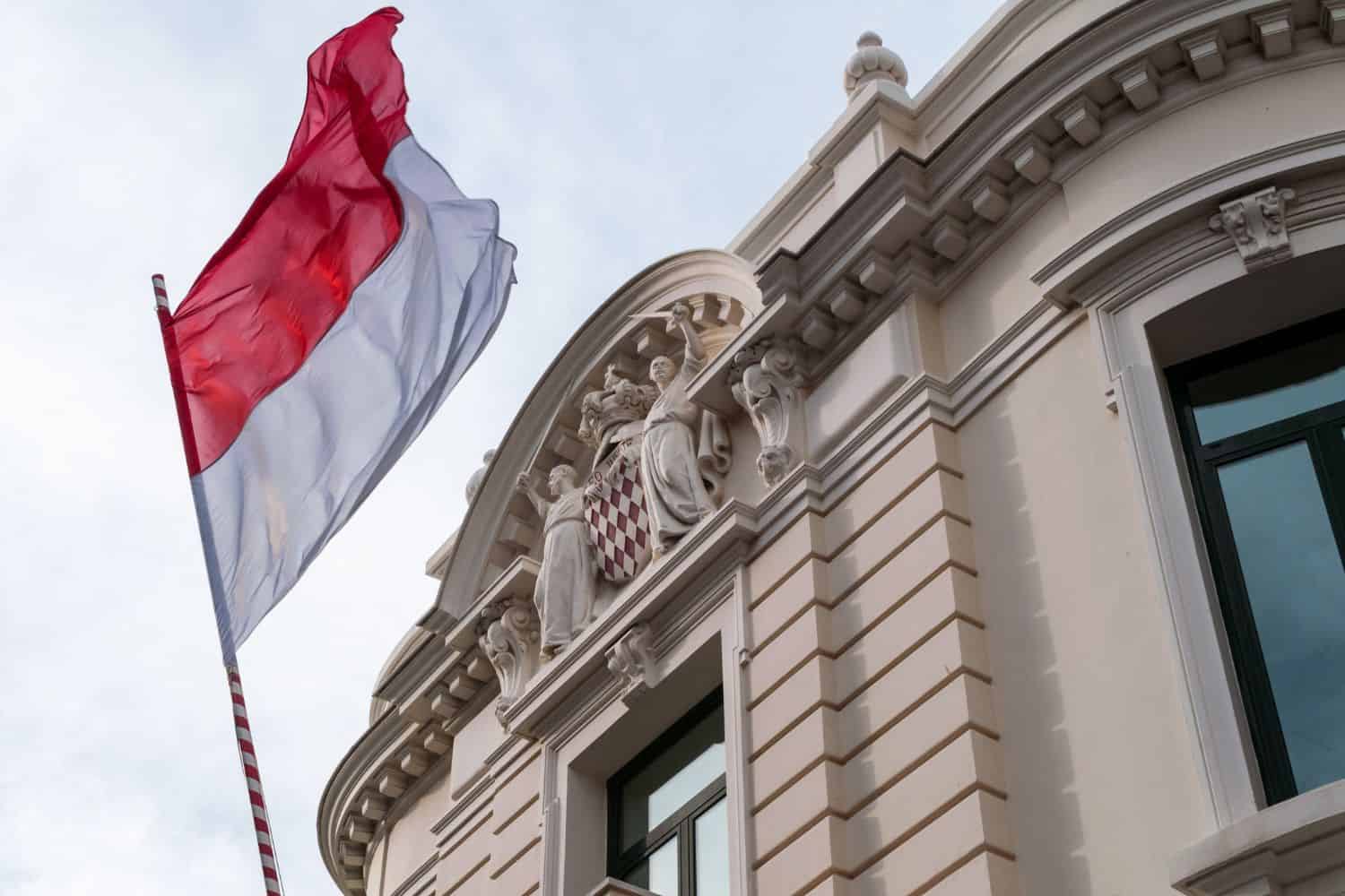 Monaco Flag 2 Flags Monaco Flag