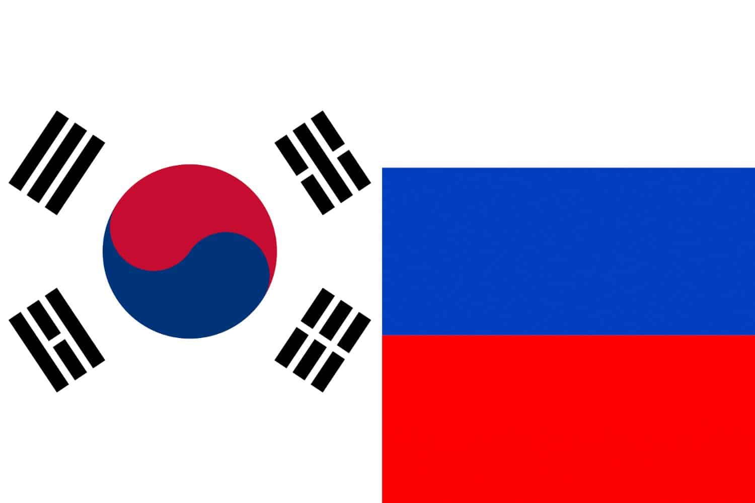 South Korean Flag vs Russian Flag Flags South Korean Flag vs Russian Flag