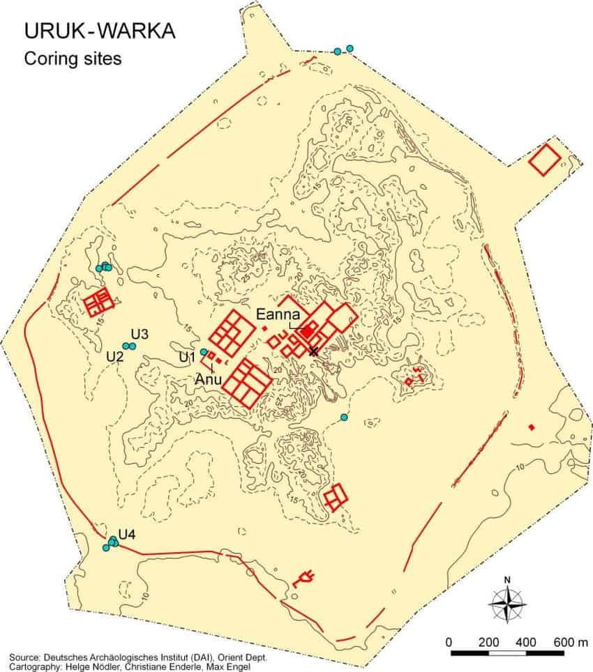 Uruk Map Uruk Map