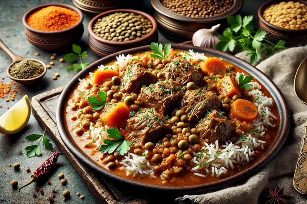 Afghan Mastava with Lentils Afghanistan, Recipes Afghan Mastava with Lentils