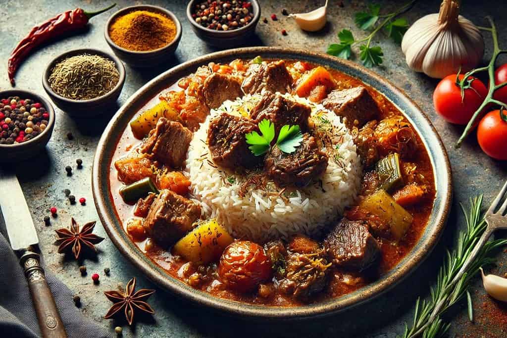 Beef Afghan Mastava Afghanistan, Recipes Beef Afghan Mastava
