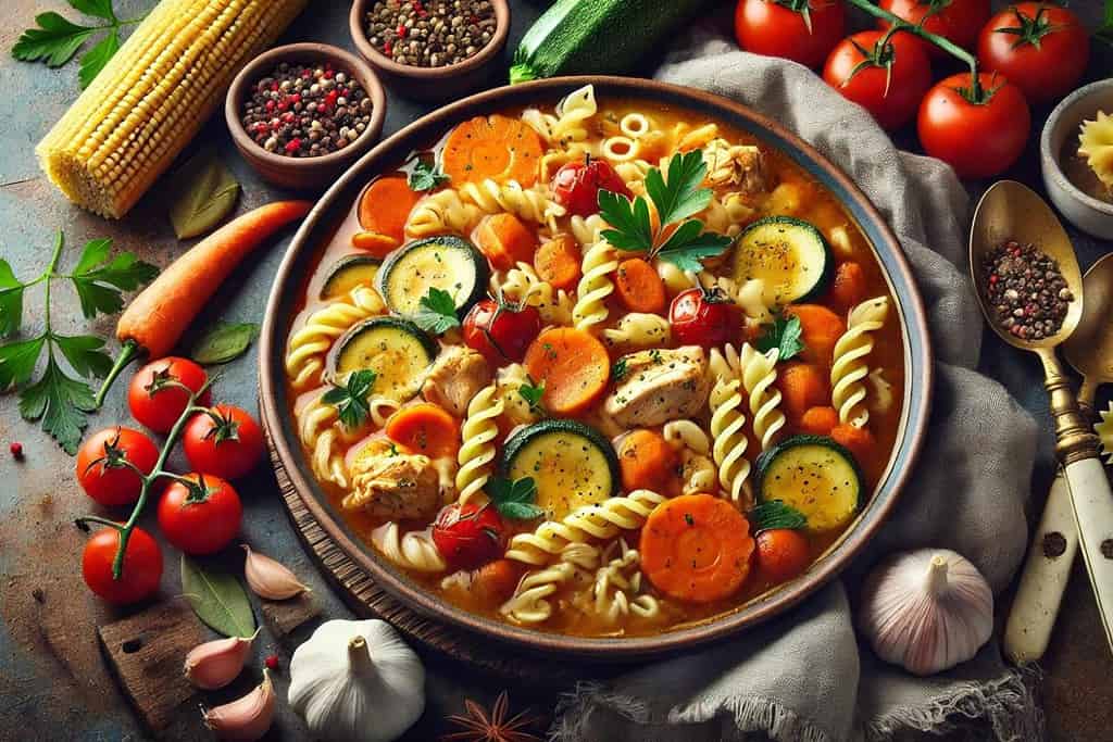 Chorba Tlitli Algerian Pasta Soup Algeria, Recipes Chorba Tlitli (Algerian Pasta Soup)
