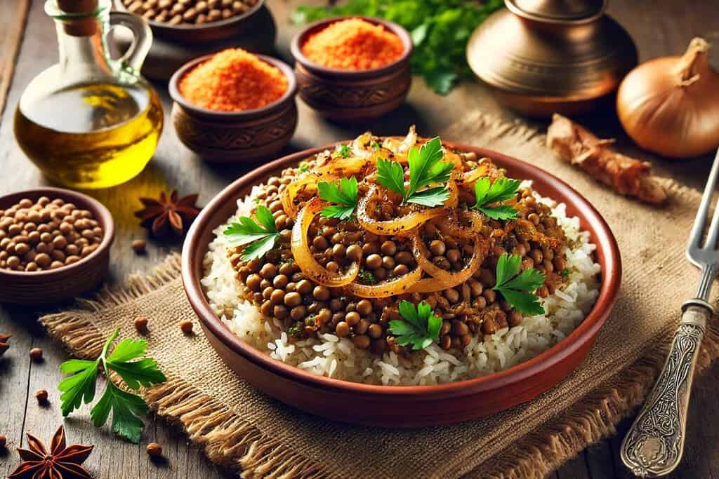 Classic Iraqi Mujaddara Iraq, Recipes Classic Iraqi Mujaddara