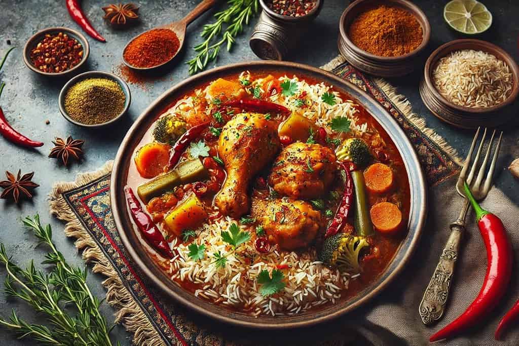 Spicy Afghan Mastava Afghanistan, Recipes Spicy Afghan Mastava