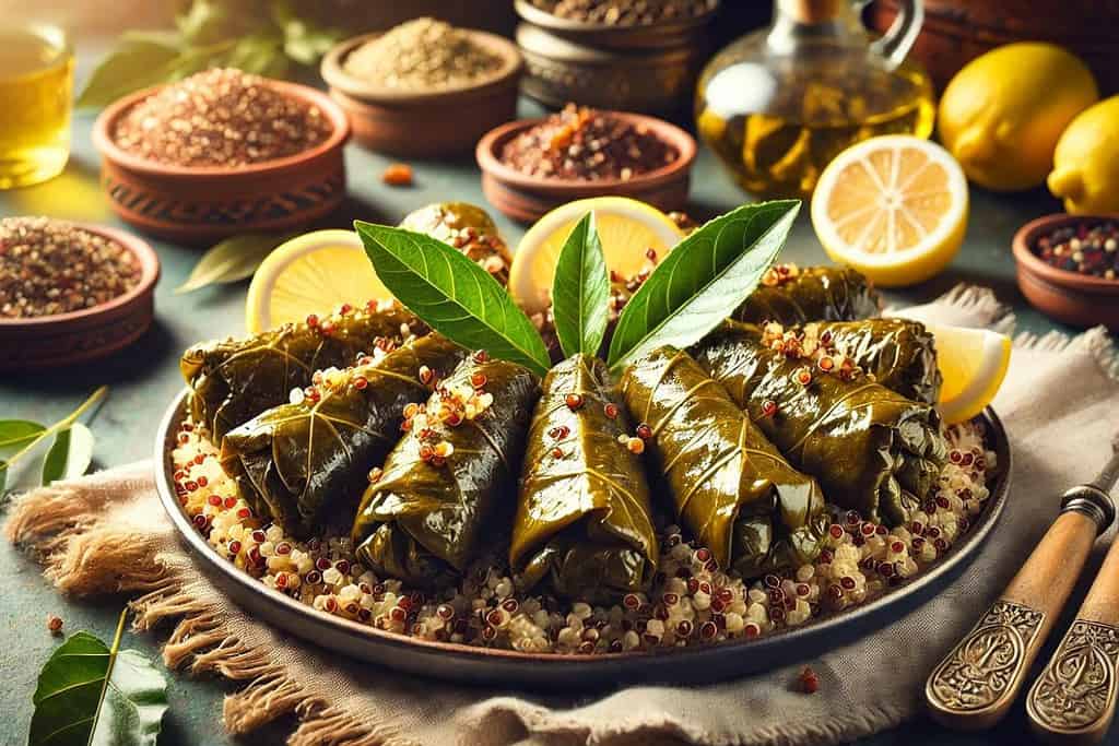 Syrian Yalanji with Quinoa Syria, Recipes Syrian Yalanji with Quinoa