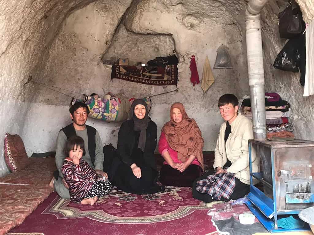 Bamiyan Local Family Cave House Afghanistan