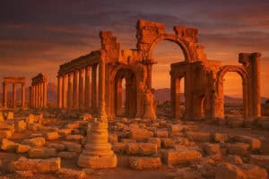 Palmyra ancient city 4-Day Syria Trip » Damascus + Krak des Chevaliers + Palmyra Palmyra ancient city